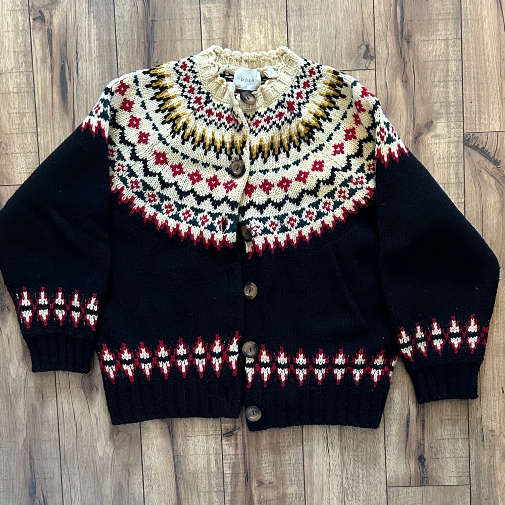 Doen Fair Isle Cardigan